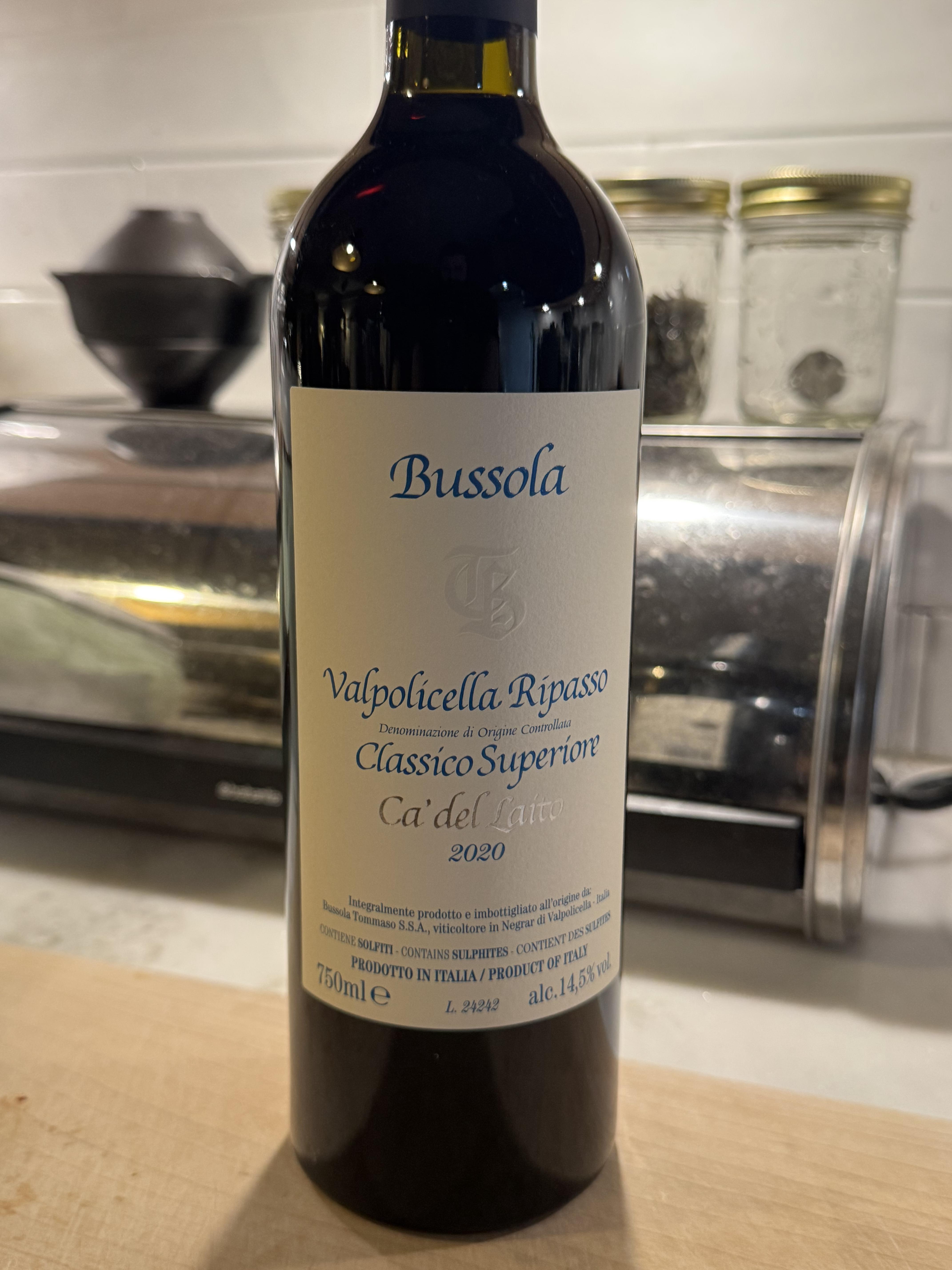Bottle photo of Bussola Valpolicella Ripasso Classico Superiore "Ca' del Laito" 2020